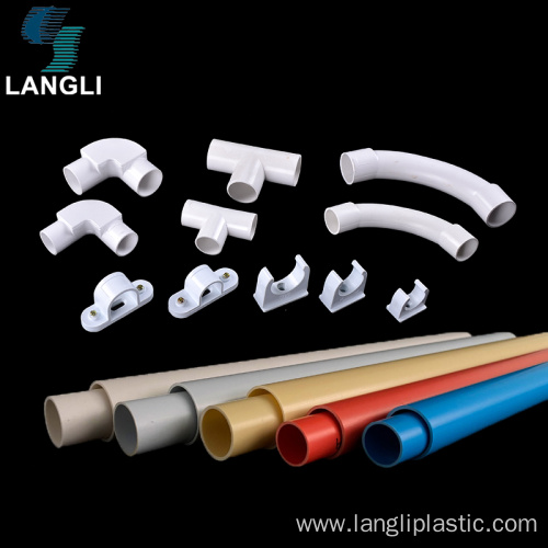 Fireproof plastic 25mm pvc pipe fittings